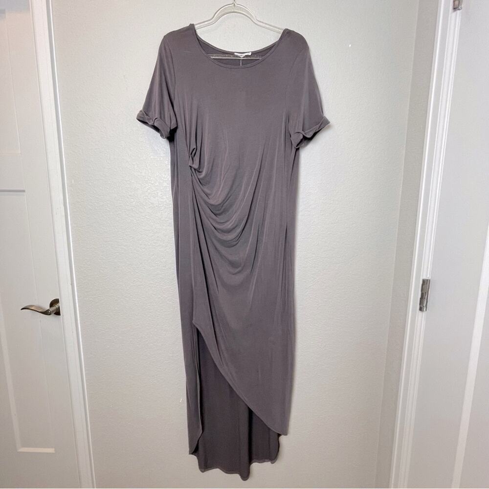BNWT! VICI City Haze Maxi Dress in Pewter in Modal Fabric Size L